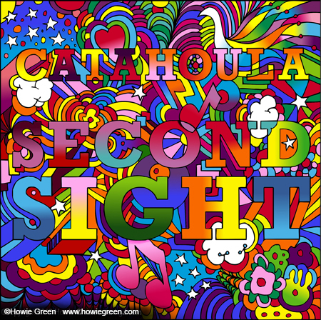 Catahoula Pop Art album cover painting