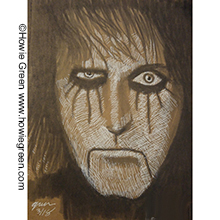 Alice Cooper portait sketch