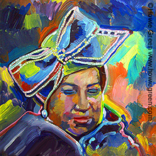 Aretha Franklin Pop Art portrait