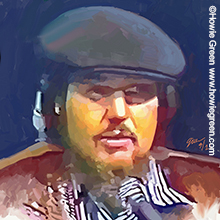 Dr. John portrait painting