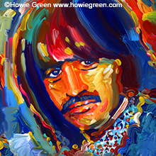 Ringo Starr pop art portrait