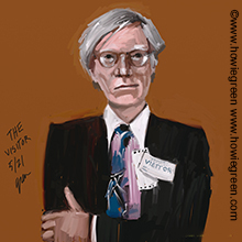 Walt Whitman portrait sketch