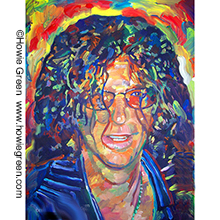 howard stern pop art portait