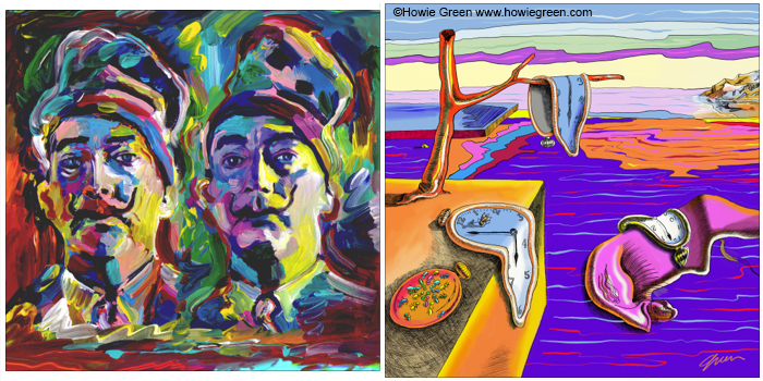 Salvator Dali Pop Art portrait