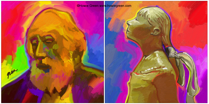 Edgar Degas Pop Art portrait