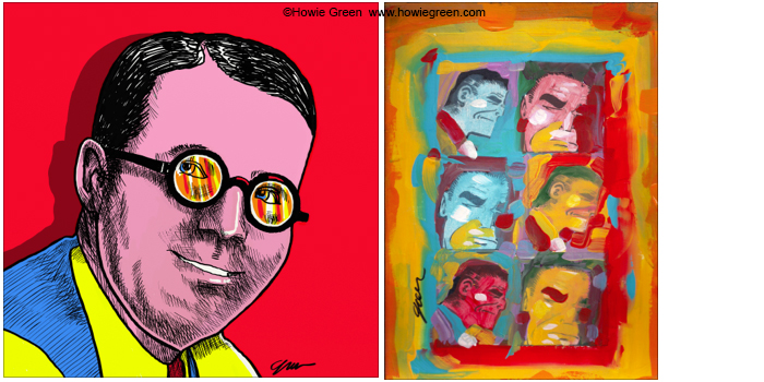 Chester Gould Pop Art portrait