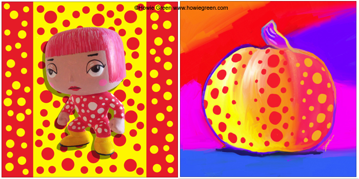 Yayoi Kusama Pop Art portrait