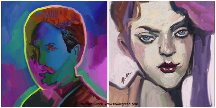 Malcom Liepke Pop Art portrait