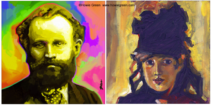 Edward Manet Pop Art portrait