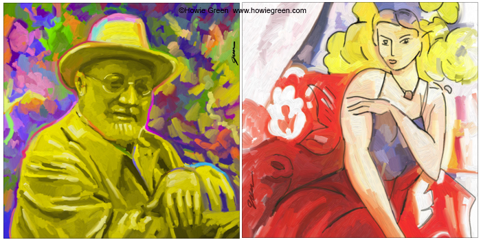 Henri Matisse Pop Art portrait