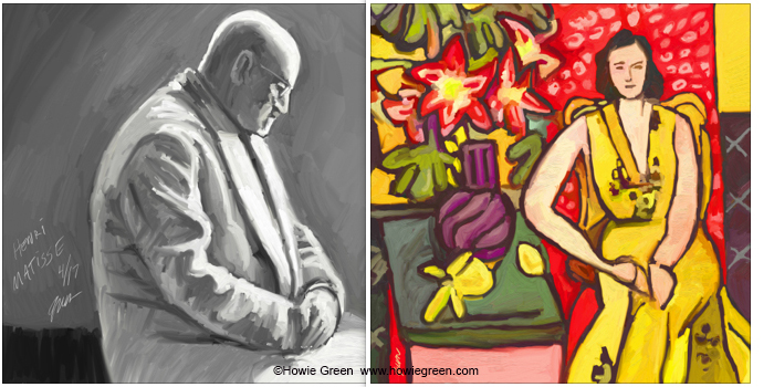 Henri Matisse Pop Art portrait