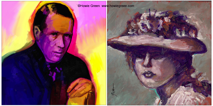 Sir William Orpen Pop Art portrait