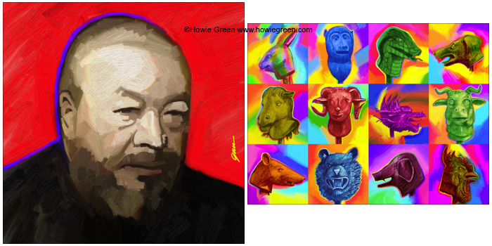 Ei Wei Wei Pop Art portrait