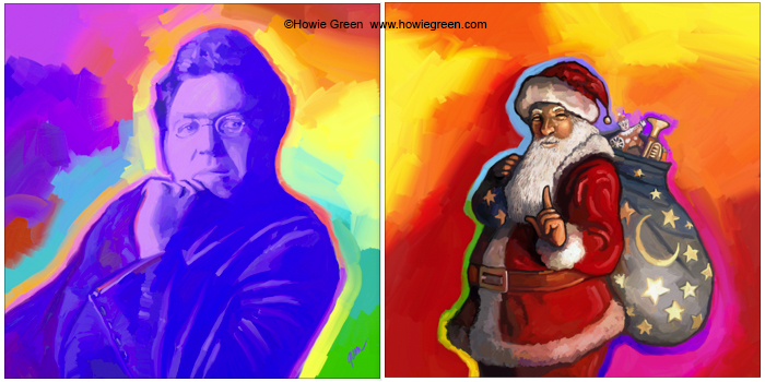 N.C. Wyeth Pop Art portrait